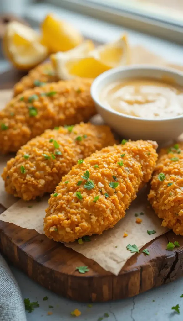 air fryer chicken tenders with corn flakes​ recipe