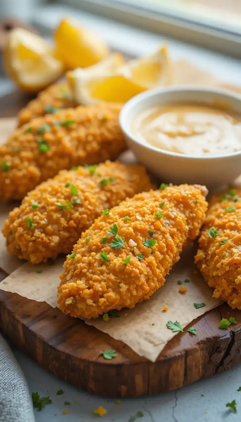 air fryer chicken tenders with corn flakes​ recipe