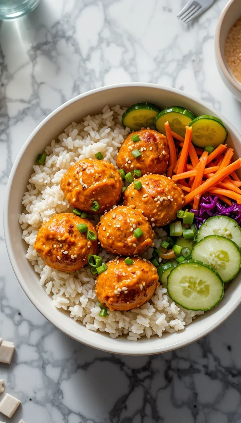 bang bang chicken rice bowl