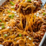 fully loaded classic chili cheese dog casserole recipe