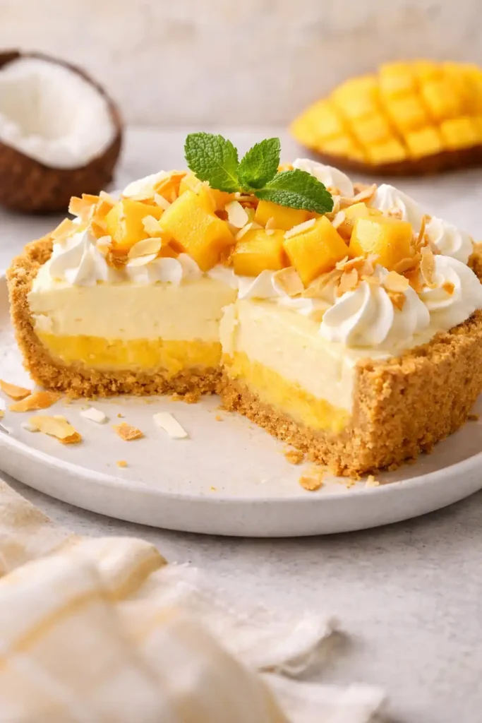 mango coconut cream pie recipe