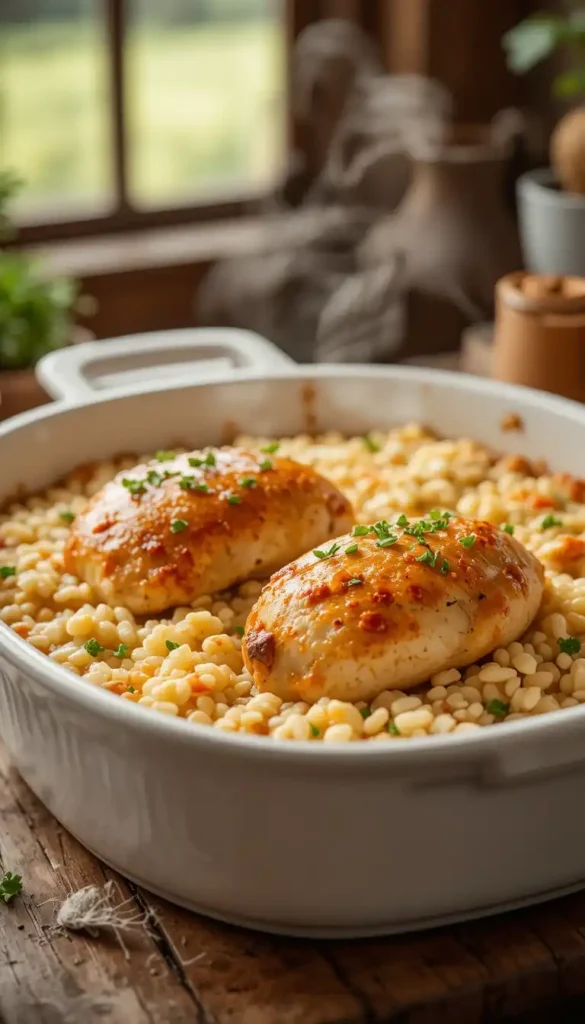 Angel Chicken and Rice Casserole