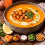 Moroccan sweet potato soup recipe