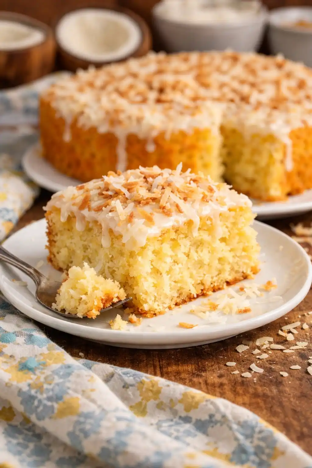 Portuguese coconut cake recipe