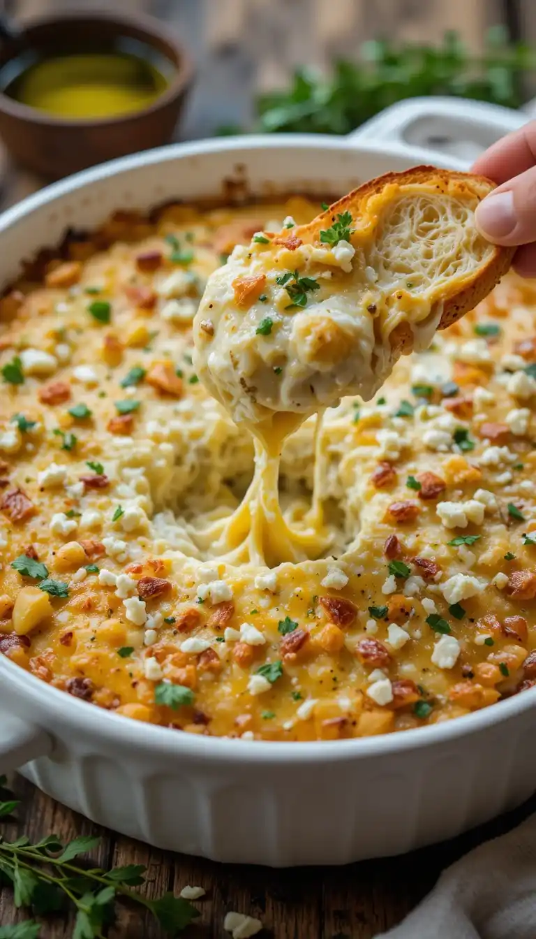 artichoke and feta cheese dip recipe