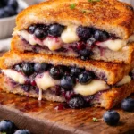 brie blueberry grilled cheese recipe