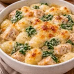 chicken alfredo gnocchi bake recipe
