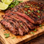 grilled chili lime flank steak