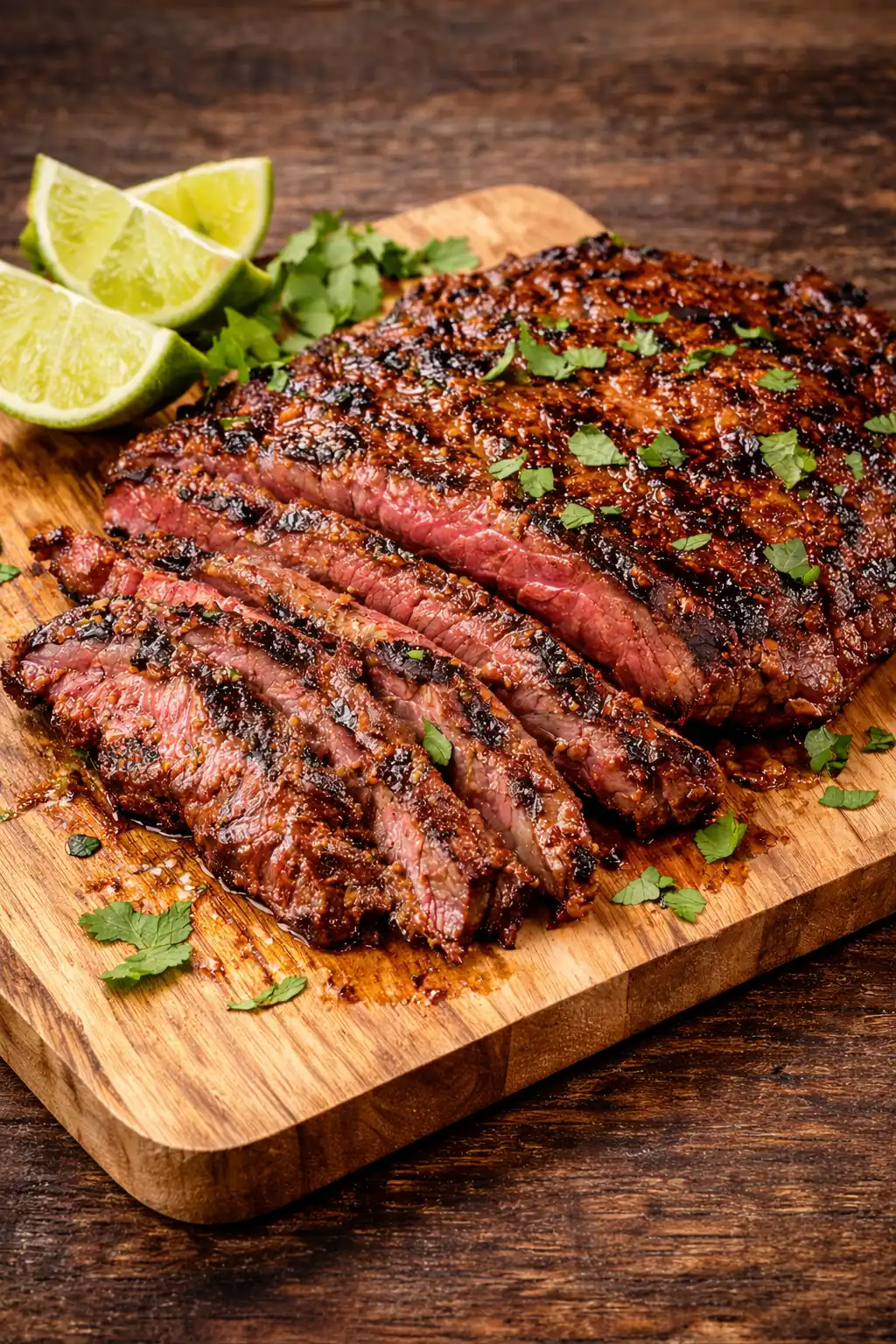 grilled chili lime flank steak