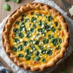 how to make spinach and feta cheese quiche