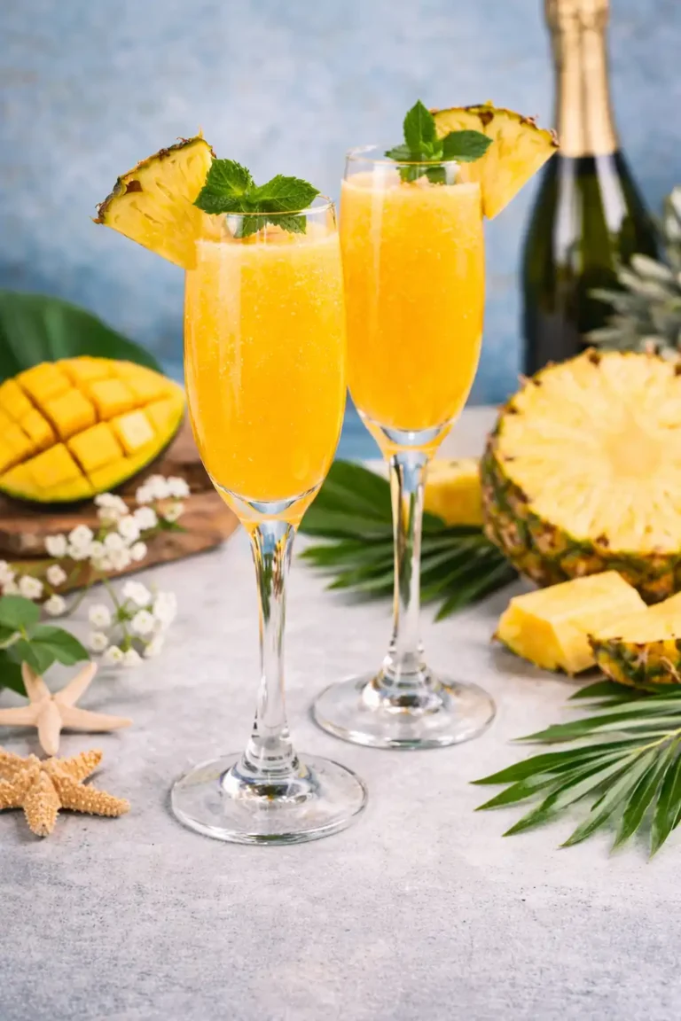 tropical mimosa cocktail